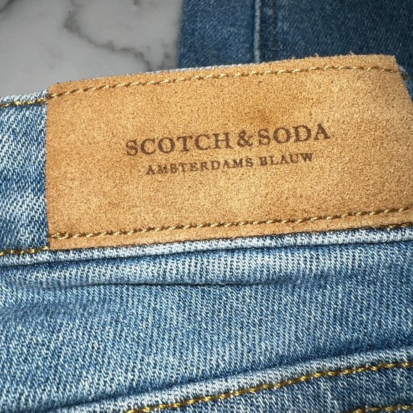 Like New Scotch & Soda Light Wash Blue La Bohemienne Mid-Rise Jeans 29 - Picture 3 of 11